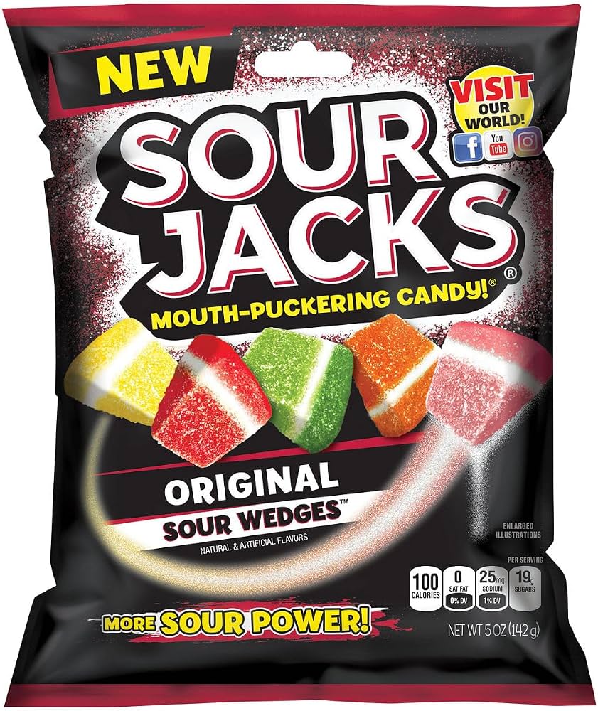 PIM Sour Jacks Wedges Original Peg 5oz 12ct