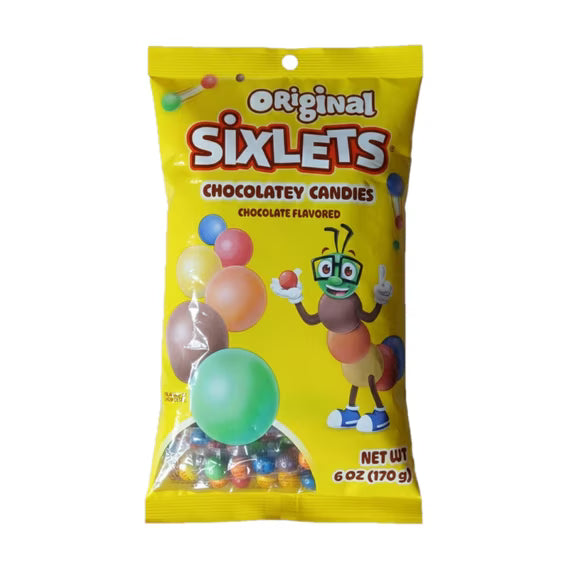 Sixlets Tube 6oz Peg Bag 12ct