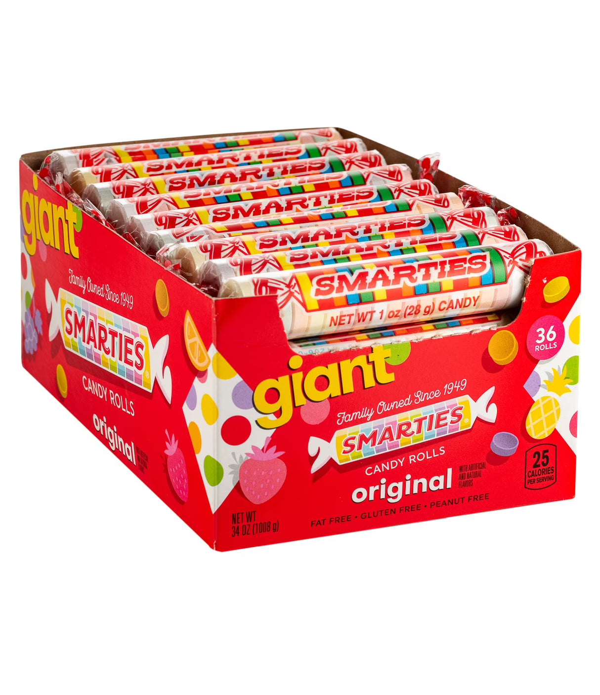 Giant Smarties 20 Tablets 36ct