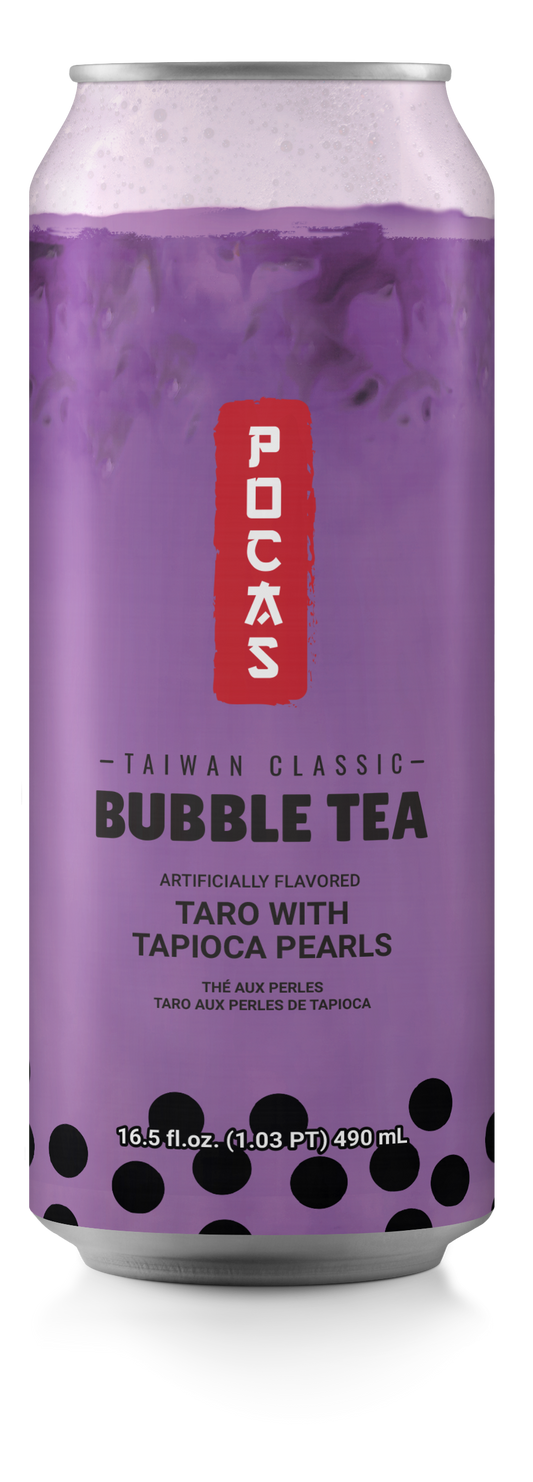 Pocas Bubble Tea Taro 16.5oz 24ct
