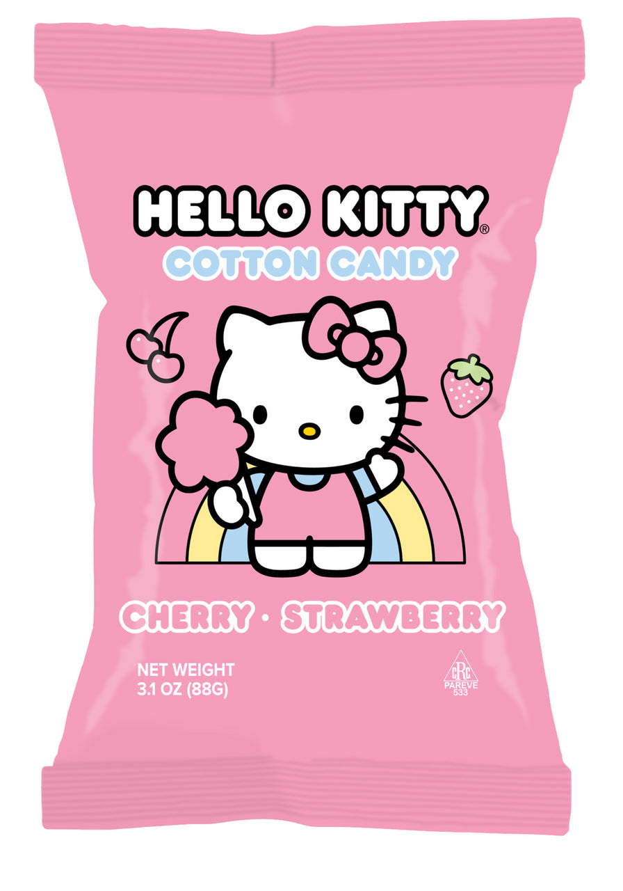 Taste of Nature Hello Kitty Cotton Candy Cherry/Strawberry 3.1oz 12ct