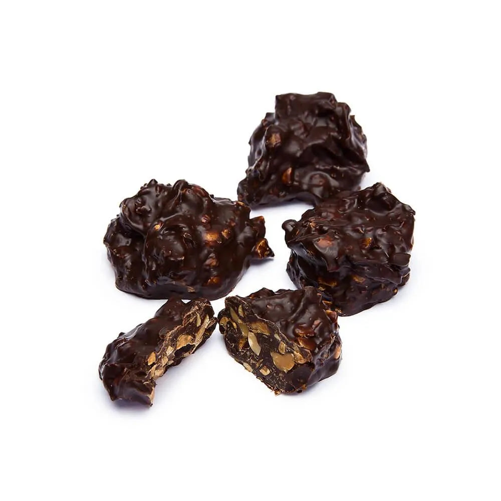 Asher Dark Chocolate Pecan Clusters Whole 5lb