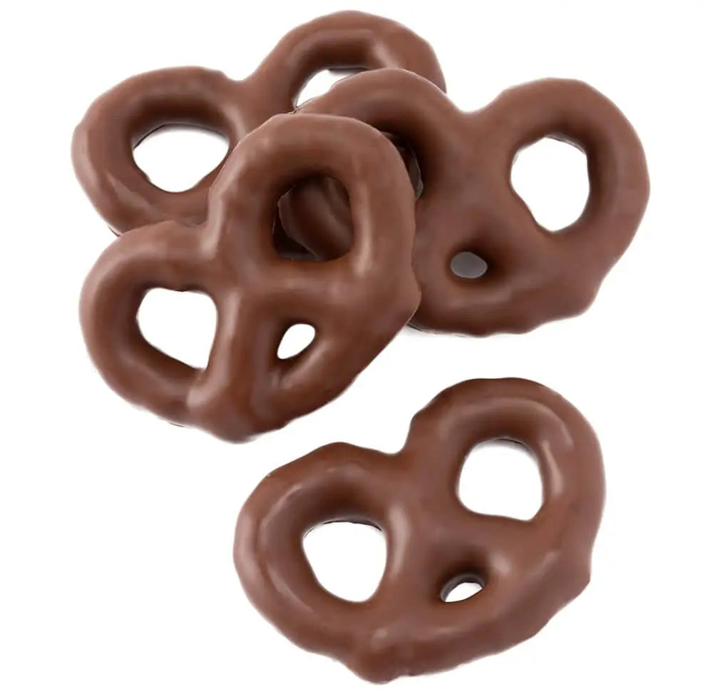 Milk Chocolate Confectionery Mini Pretzels 15 Pound Case