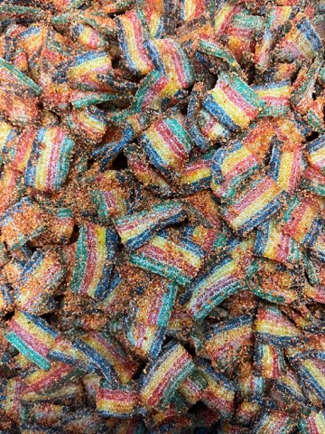 Chili Chamoy Mini Rainbow Belts 7lb