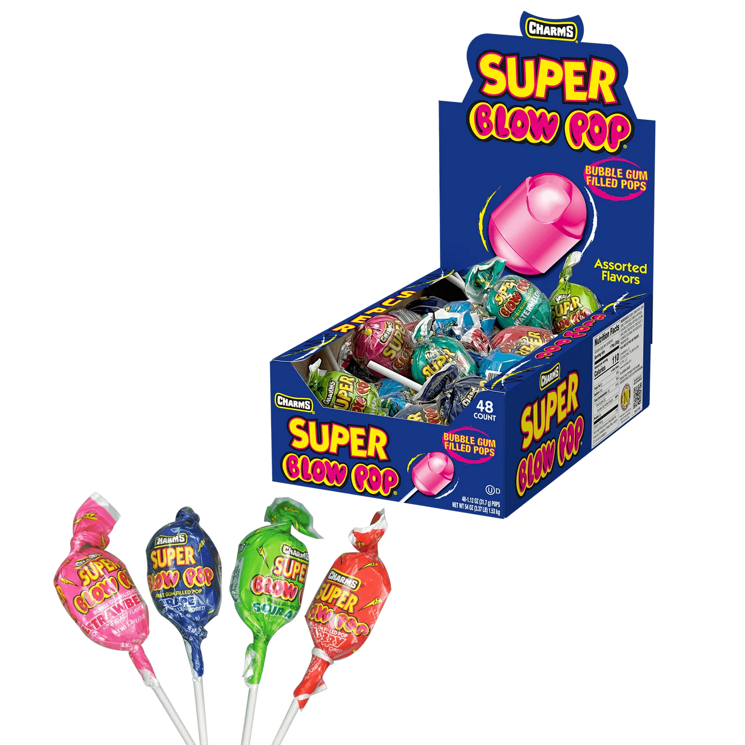 Charms Super Blow Pop 48ct