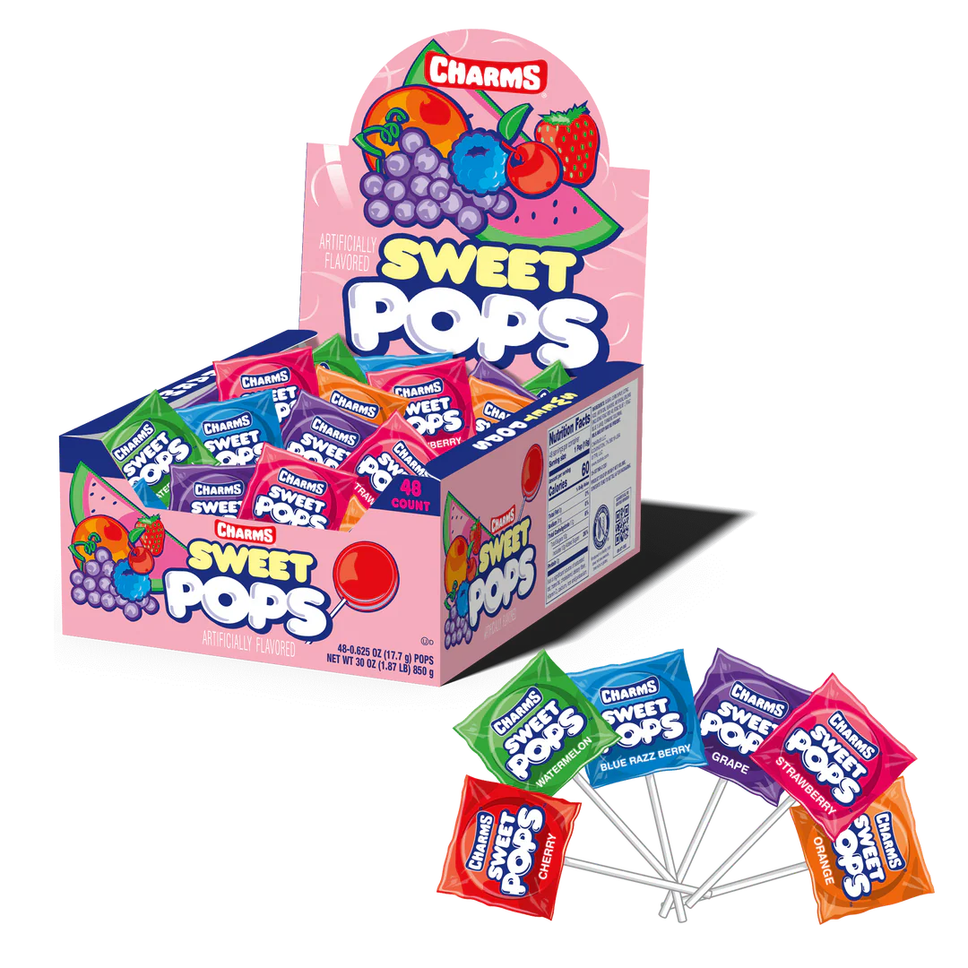 Charms Sweet Flat Pop 48ct