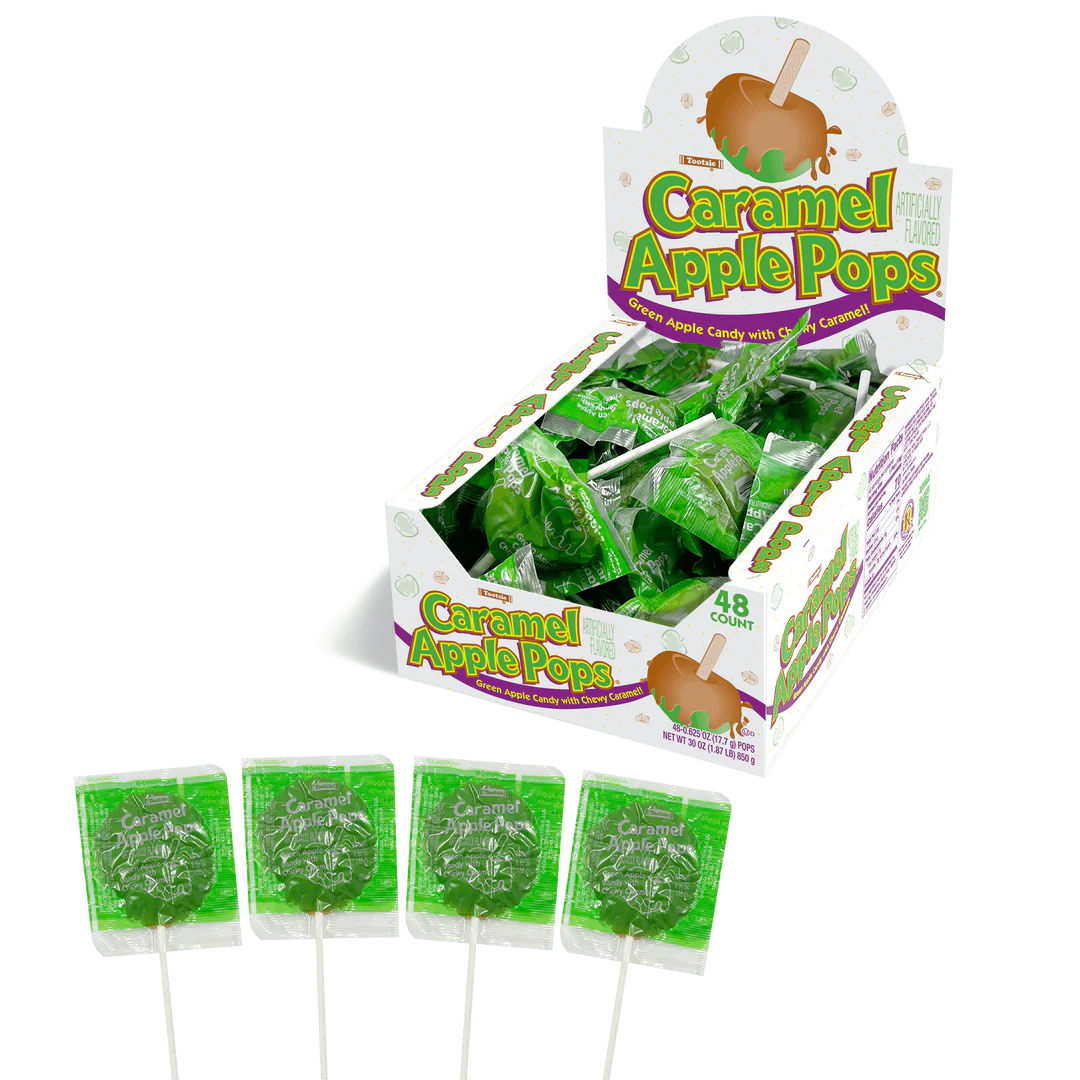 Tootsie Caramel Apple Pops 48ct