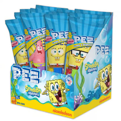 Pez Spongebob Assorted 12ct