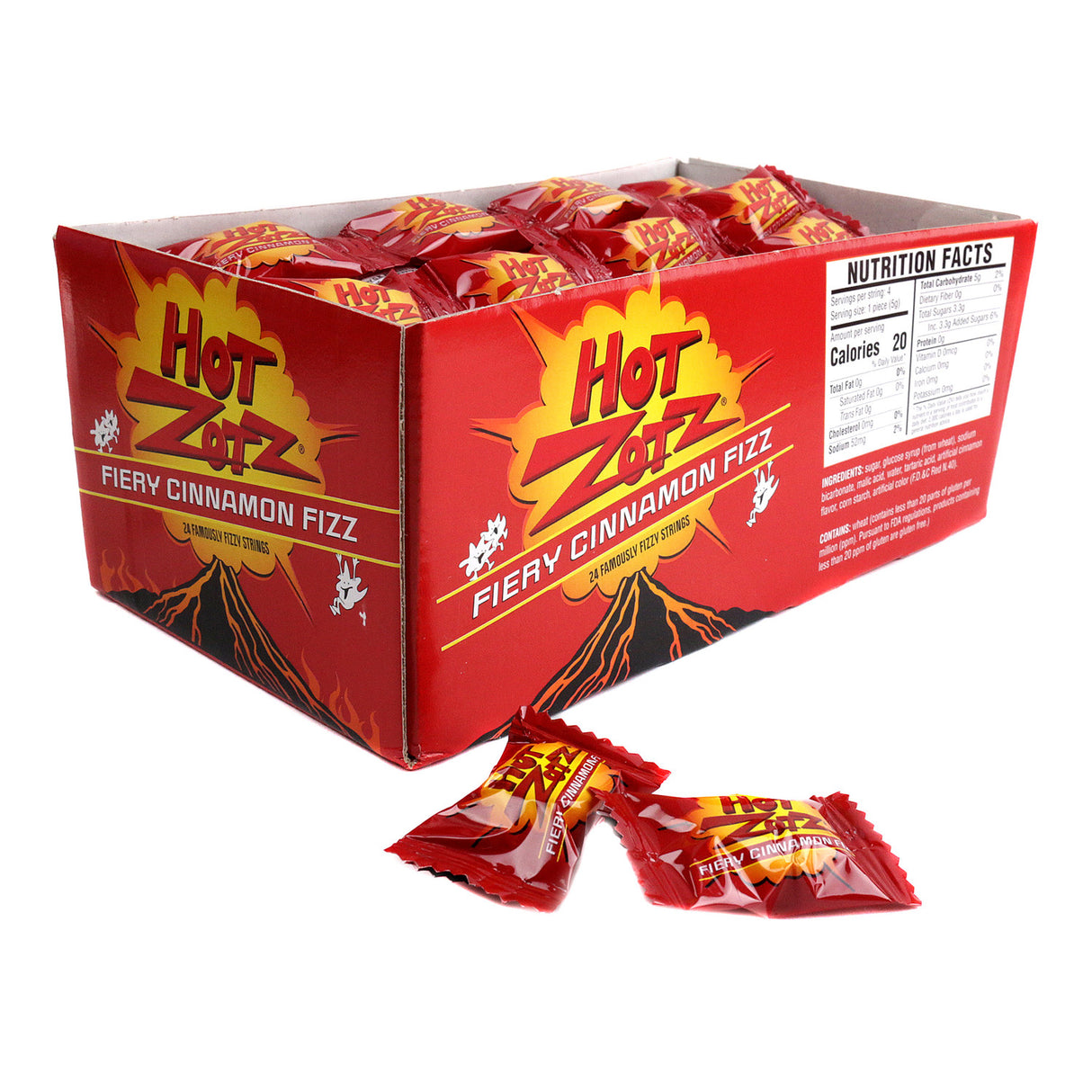 Andre Post Zotz Strings Hot Zots Fiery Cinnamon Fizz 24ct