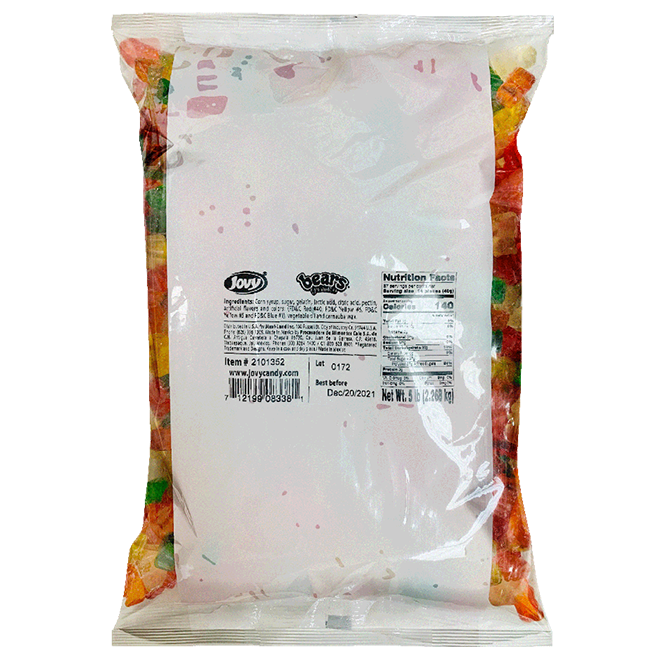 Jovy Gummy Bears 6 Flavors 6/5lb case