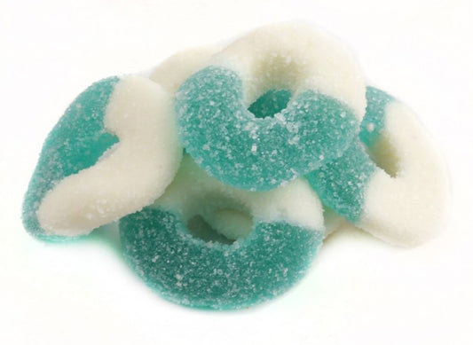 Jovy Blue Raspberry Gummy Rings 5lb