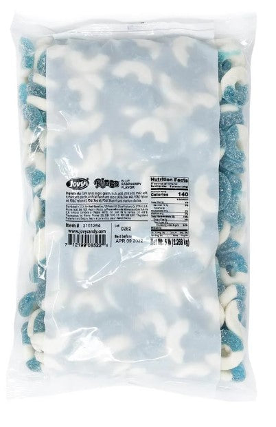 Jovy Blue Rasp Gummy Rings 6/5lb case