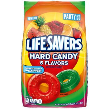 Lifesavers SUB Hard 5 Flavor 50oz 6ct