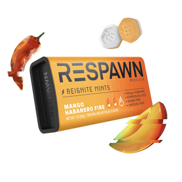 Respawn Spicy Mango Habanero Sugarfree Mint 8ct
