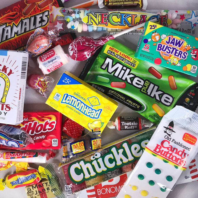 image of various candy types