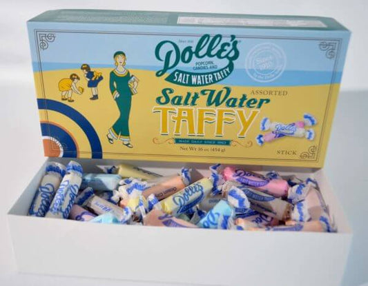 Dolle's Bulk Deluxe Sticks Assorted Salt Water Taffy 30lb
