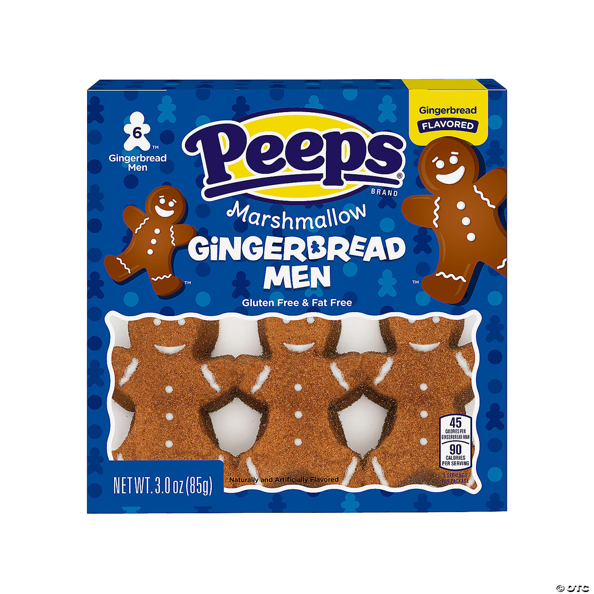 Peeps Marshmallow Gingerbread Men 6pk 12ct