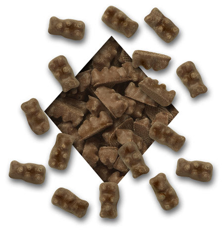 Koppers Milk Chocolate Covered Gummy Bear 8lb Tub-online-candy-store-1083