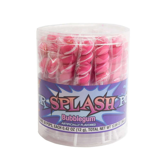 Alberts Color Splash Lollipops Hot Pink 30ct