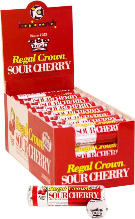 Iconic Regal Crown Sour Cherry Rolls 24ct-online-candy-store-1401