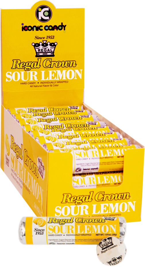 Iconic Regal Crown Sour Lemon Rolls 24ct-online-candy-store-1402