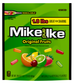 Just Born Mike and Ike Stand Up Bag