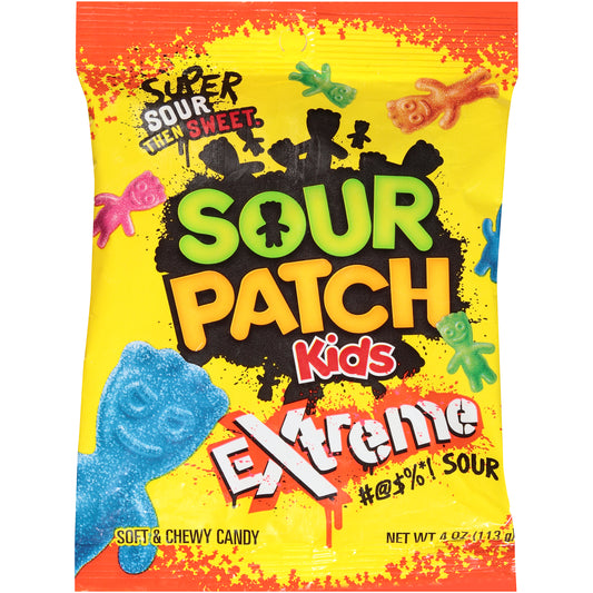 Sour Patch Kids Extreme 4oz Peg Bag 12ct
