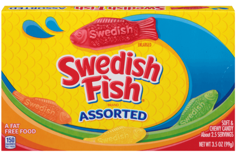 Assorted Swedish Fish 3.5oz Theater Box 12ct
