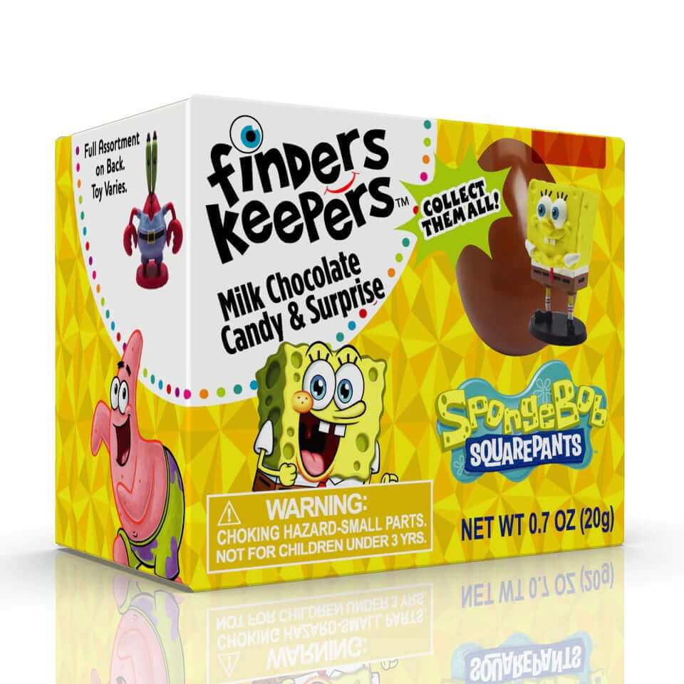 The Bazooka Company Spongebob Finders Keepers Candy Egg 6ct