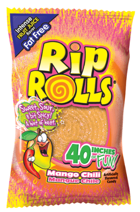 Foreign Candy Company Rip Rolls Mango Chili 24ct