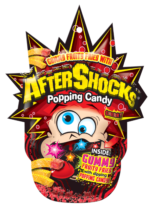 Foreign Candy Company Aftershocks Gummy Fries With Popping Candy Dip 12ct