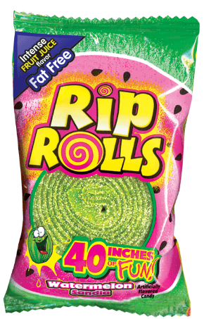 Foreign Candy Company Rip Rolls Watermelon 24ct