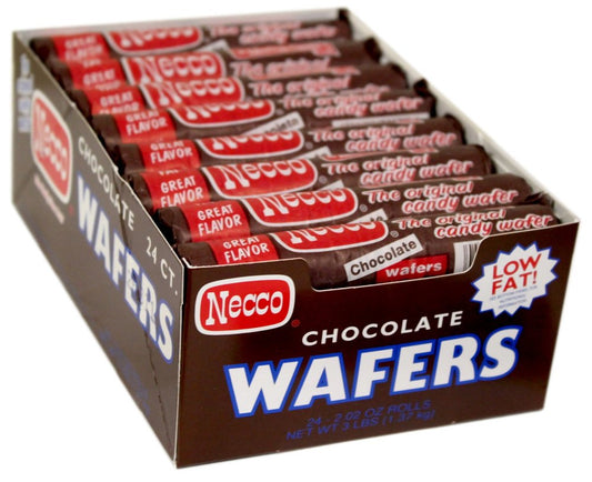 Necco Chocolate Wafers Assorted 24ct