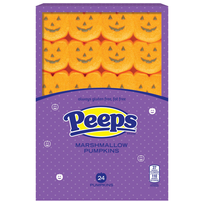 Peeps Marshmallow Pumpkin 24pk 24ct-online-candy-store-3810C