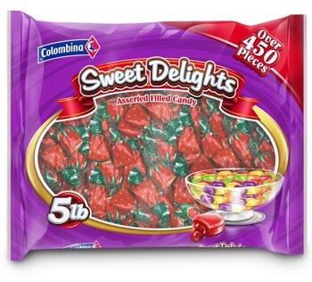 Colombina Bulk Filled Strawberry Delight 5lb - Default Title Royal Candy Store For Me