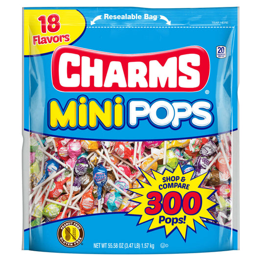 Charms Mini Pops 300ct 55.58 oz