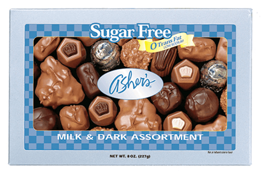 Asher Sugar Free 8oz  Assorted Chocolate Box 12ct