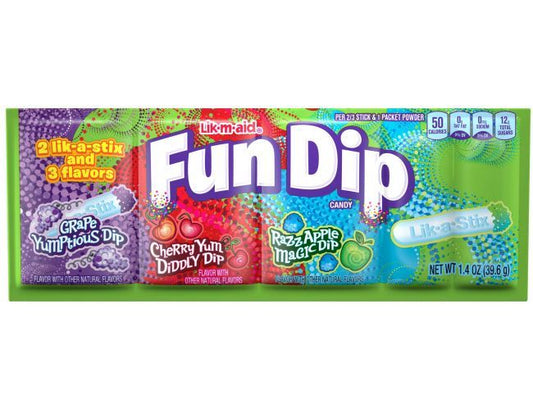 Wonka Lik-M-Aid Fun Dip Large 24ct
