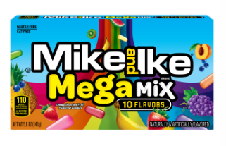 Mike & Ike Mega Mix 5oz Theater Box 12ct