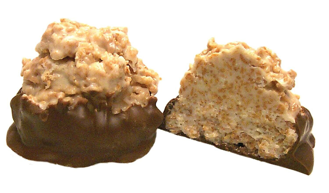 Asher Coconut Haystack White with Milk Bottom 3lb - Default Title Online Candy Store Fine Chocolate Candy Store For Me