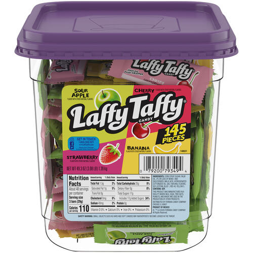 Laffy Taffy Assorted Flavors 145ct Tub
