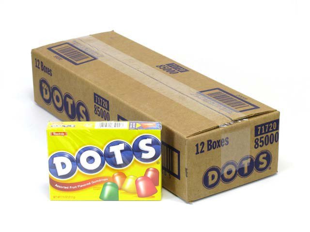 Tootsie Dots 7.5oz Theater Box 12ct-online-candy-store-50315C