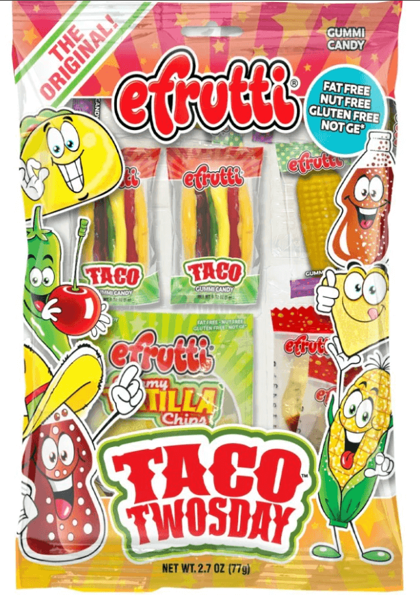 efrutti Gummi Taco Twosday Bag 12ct case - Default Title eFrutti Gummi Candy Gummies Candy Store For Me