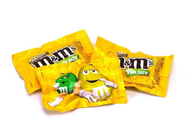 M&M Peanut Candy Fun Size 23lb-online-candy-store-5514