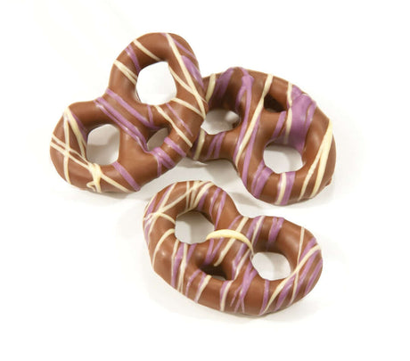 Asher Milk Mini Pretzels with Pastel String 4lb *Fragile Item* - Default Title Asher's Chocolates Fine Chocolate Candy Store For Me