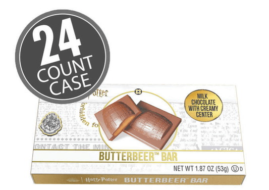 Jelly Belly Harry Potter Butterbeer Milk Chocolate Bar 1.87oz 24ct