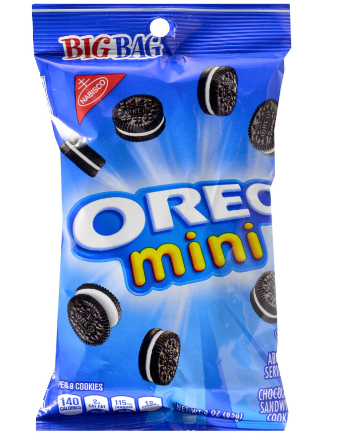 Oreo Mini Bite-Size Cookies Big Bag 3oz 12ct