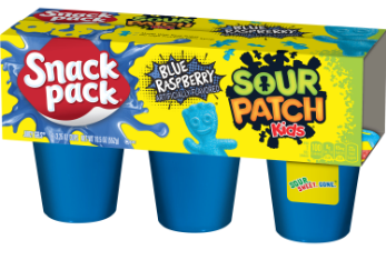 Snack Pack Gel Blue Sour Patch 8/6pack
