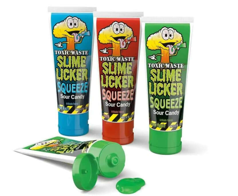 Candy Dynamics Toxic Waste Slimelicker Squeeze 12ct