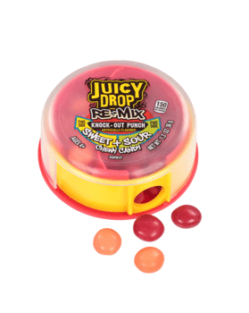 Topps Juicy Drop Re-Mix Sweet & Sour Candy 8ct